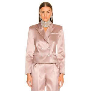 NEW Size L DUNDAS x REVOLVE Marion Blazer in Blush REVOLVE MSRP $358